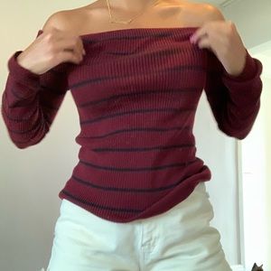 American Eagle Off the Shoulder Sweater
